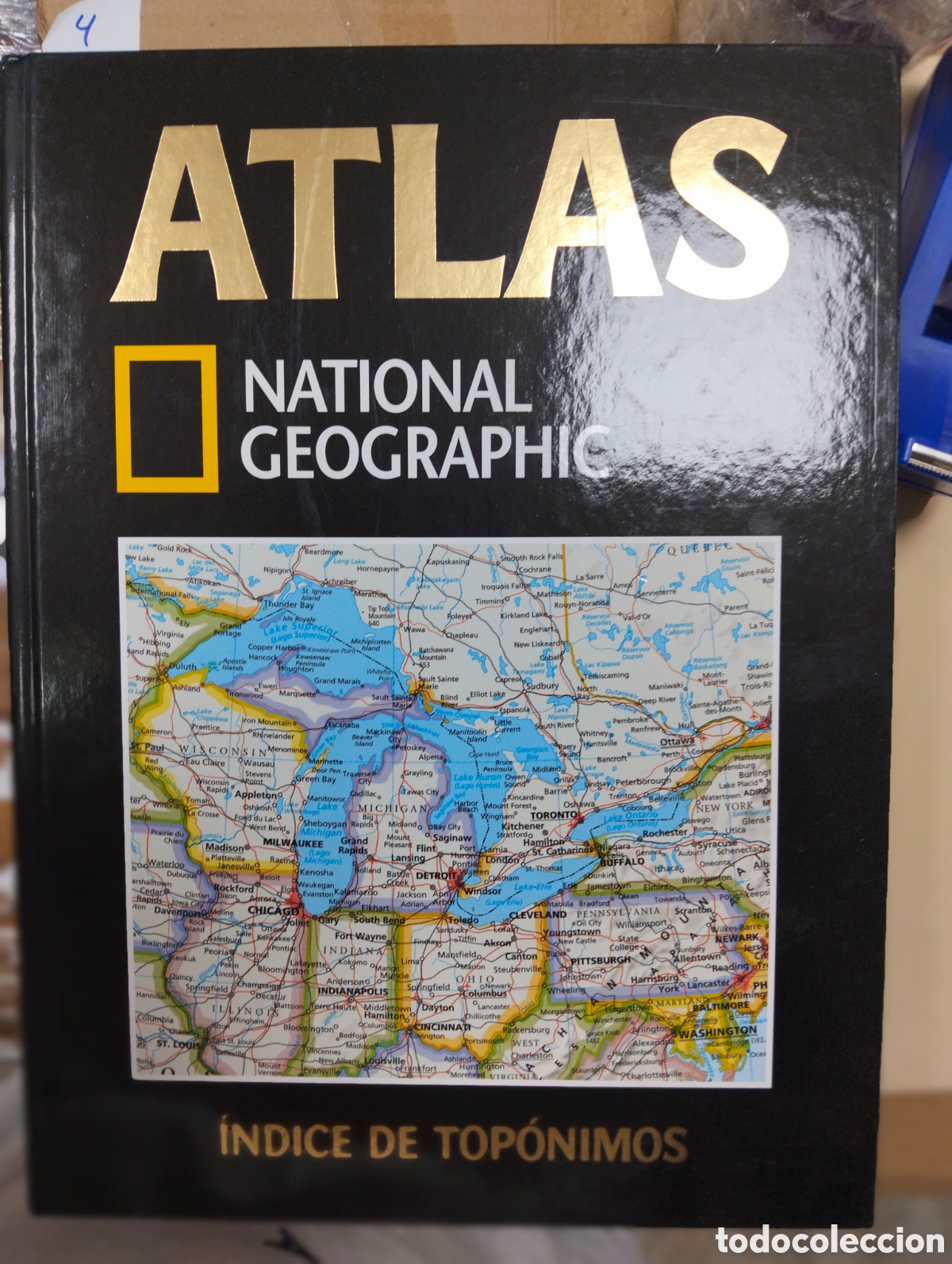 Libros: Atlas &iacute;ndice de top&oacute;nimos/ national geografhic