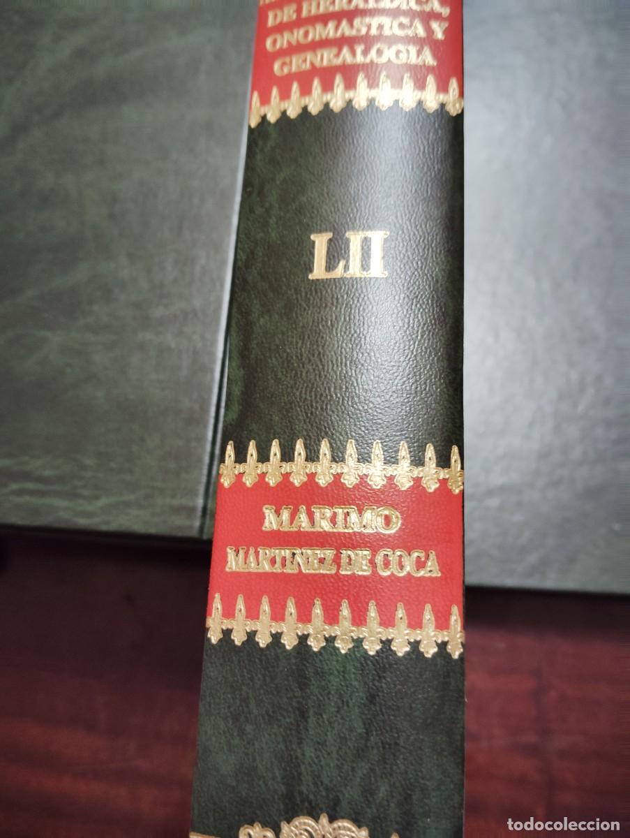 Libros: DICCIONARIO HISPANOAMERICANO DE HERALDICA, ONOMASTICA Y GENEALOGIA. TOMO 55. MARIMO-MARTINEZ COCA.