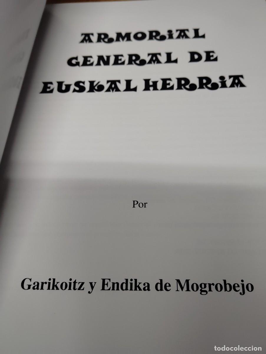 Libros: ARMORIAL GENERAL DE EUSKAL HERRIA - Foto 2