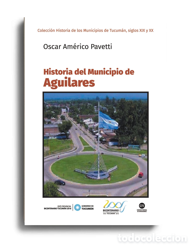 Libros: OSCAR AM&Eacute;RICO PAVETTI &ndash; HISTORIA DEL MUNICIPIO DE AGUILARES &ndash; LMD