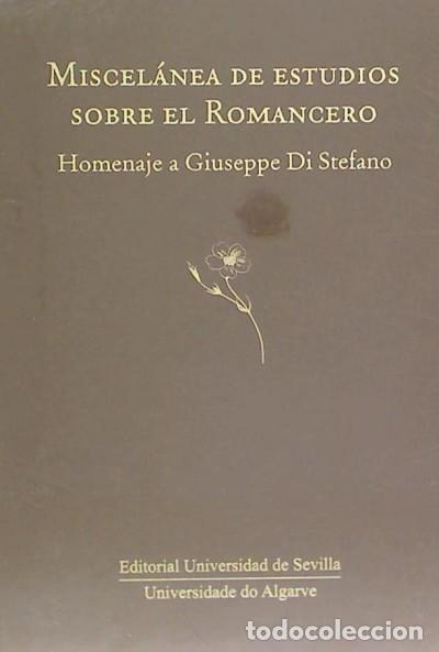 books: Miscel&aacute;nea de estudios sobre el Romancero - VV.AA.