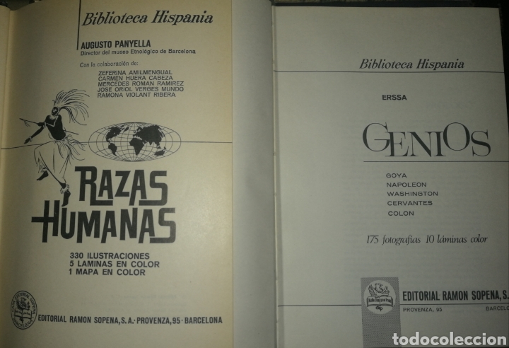 Libros: Genios y Razas humanas. Biblioteca Hispania. - Foto 3