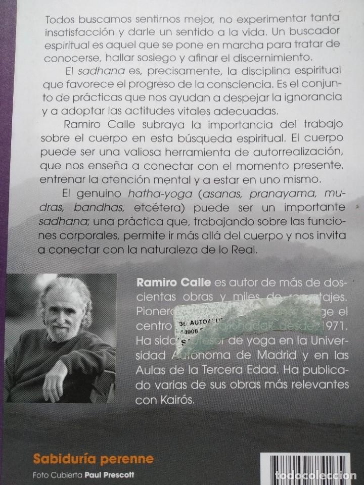 Libros: Sadhana. Ramiro Calle. - Foto 2