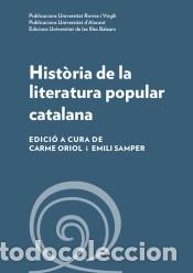 Libros: Hist&ograve;ria de la literatura popular catalana - Publicacions URV