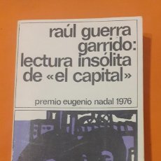 Libros: LIBRO LECTURA INSÓLITA DE EL CAPITAL