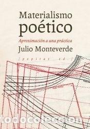 Livres: Materialismo po&eacute;tico - Monteverde, Julio