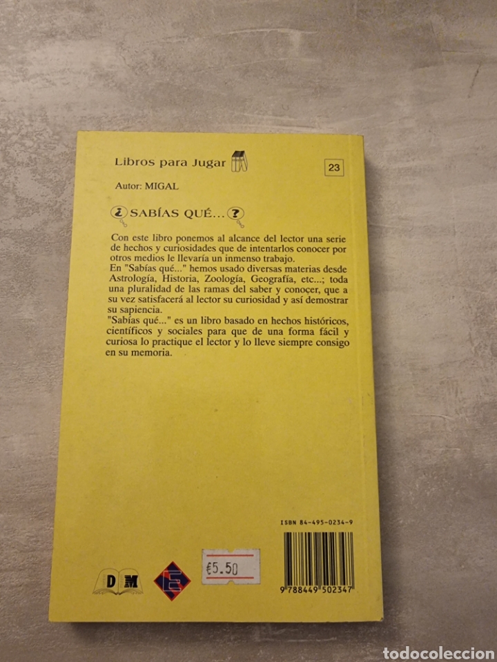 Libros: Sab&iacute;as qu&eacute; Migal - Foto 2
