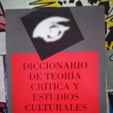 Libros: DICCIONARIO DE TEORÍA CRÍTICA Y ESTUDIOS CULTURALES - MICHAEL PAYNE. PAIDOS, 2002. NUEVO.. Lote 347267388