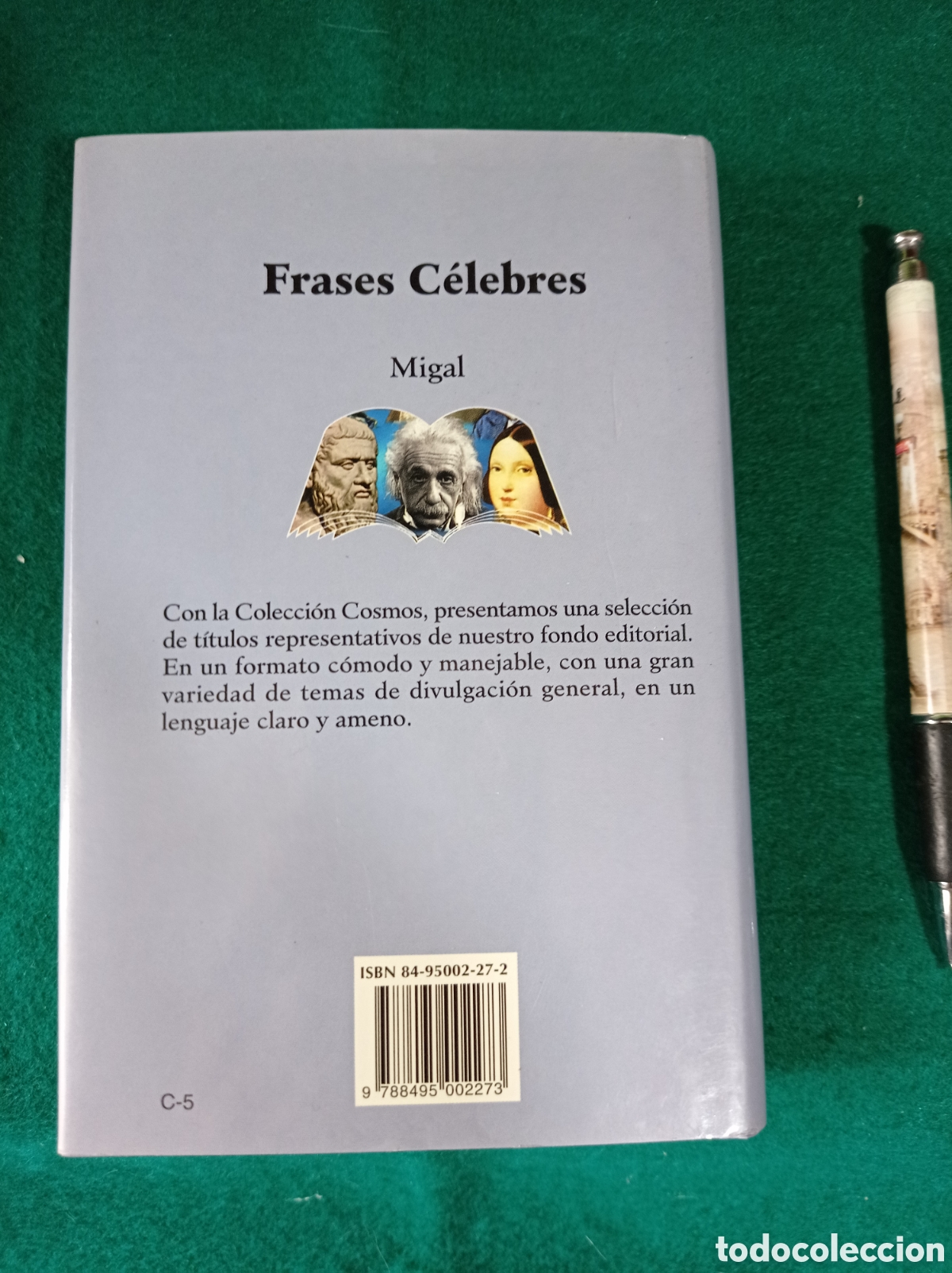 Libros: FRASES C&Eacute;LEBRES, COLECCI&Oacute;N COSMOS - Foto 2
