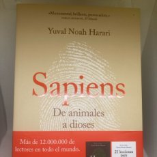 Libros: SAPIENS “ DE ANIMALES A DIOSES DE YURAL NOHAH HARARI