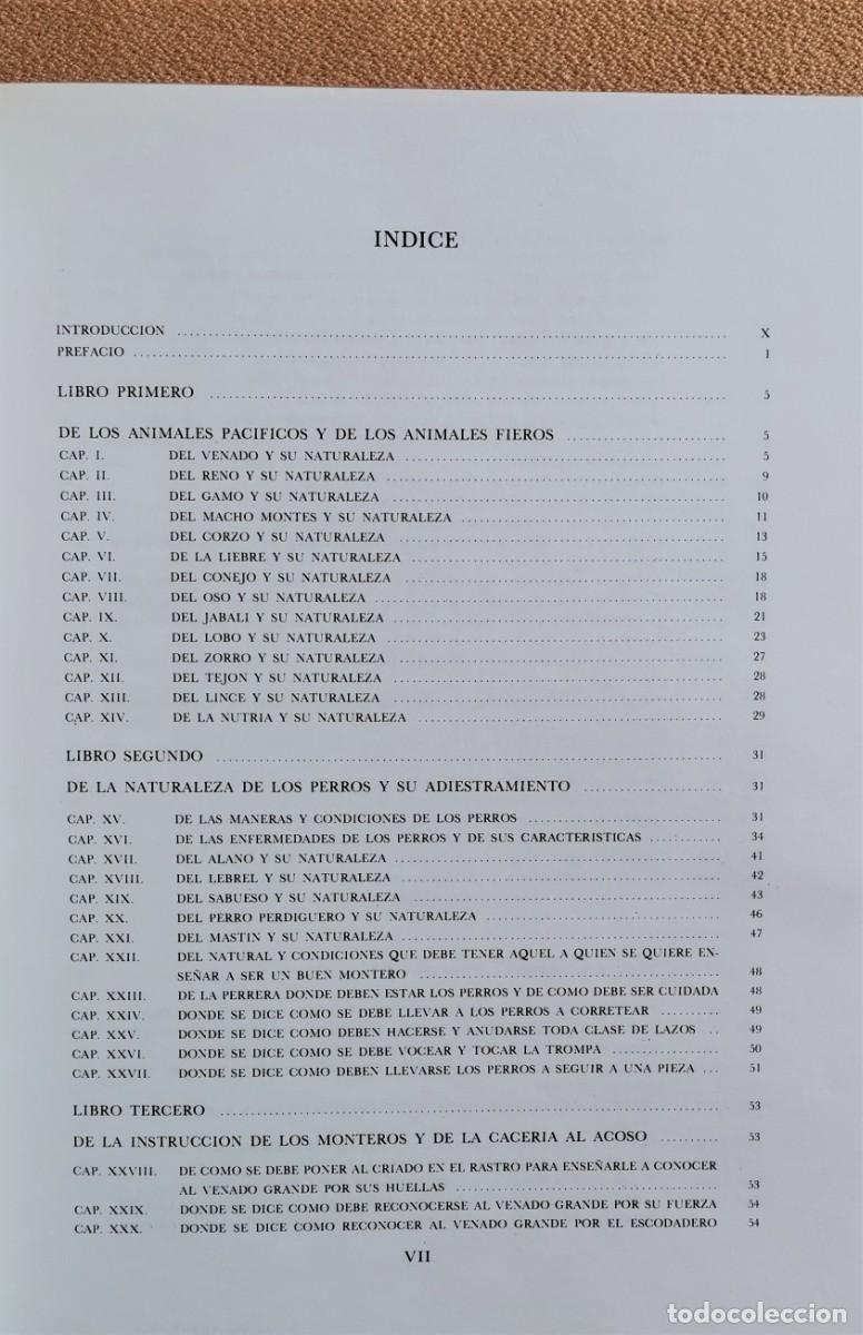Libros: EL LIBRO DE LA CAZA. FACSIMIL. GASTON PHOEBUS - Foto 3
