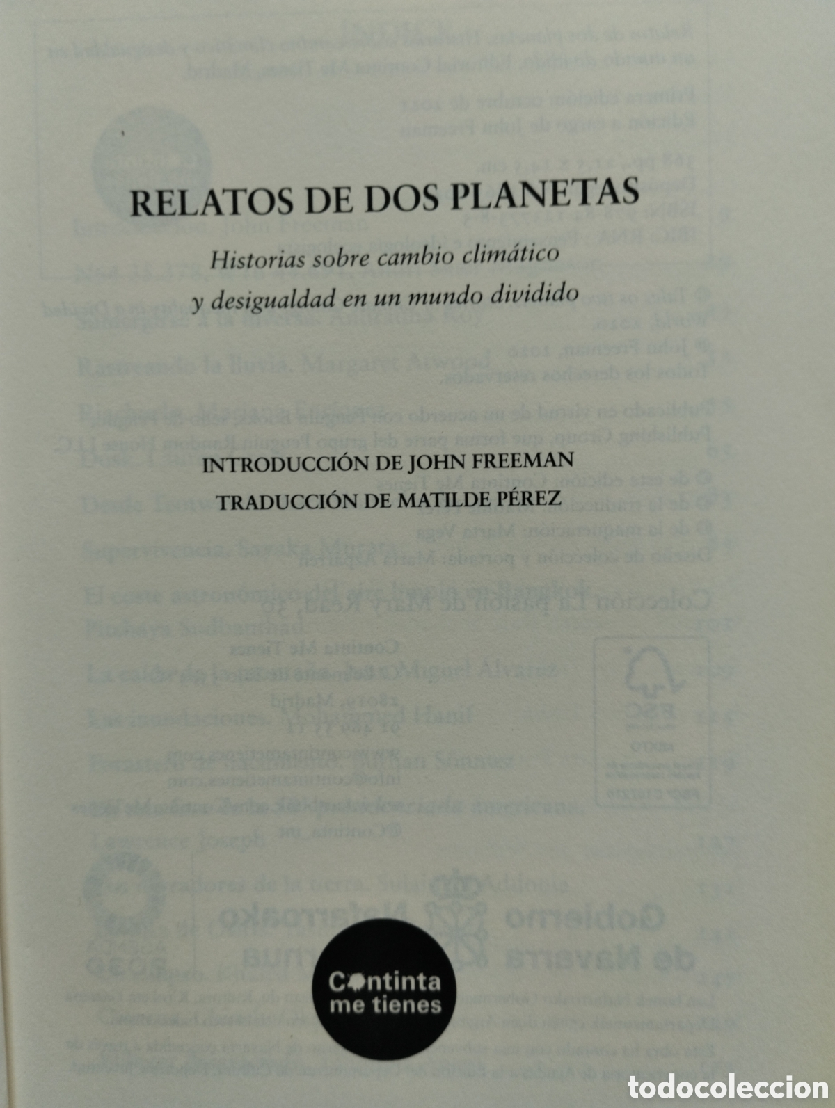 Libros: RELATOS DE DOS PLANETAS - Foto 4