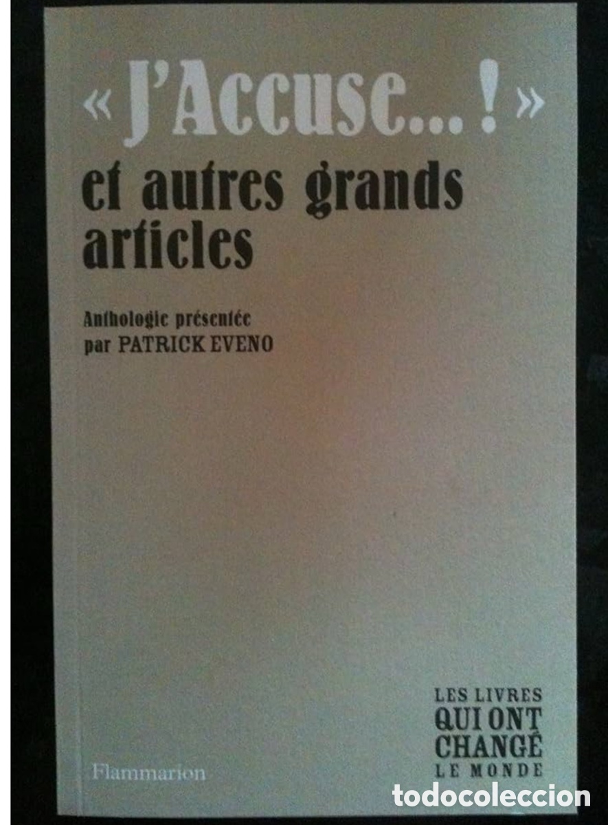 Libros: Jaccuse...!&rdquo; et autres grands articles - Foto 1