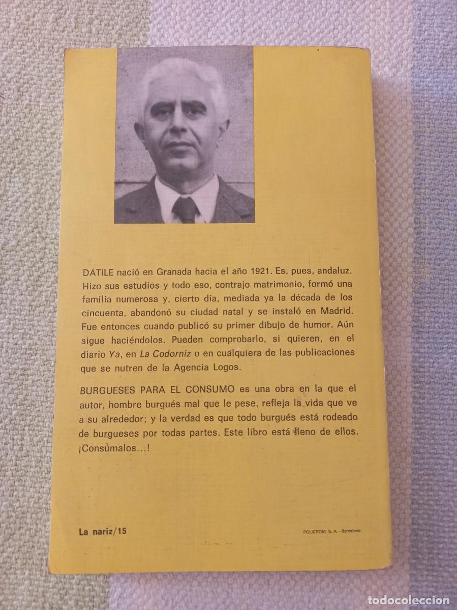 Libros: BURGUESES PARA EL CONSUMO. D&aacute;tile - Foto 2