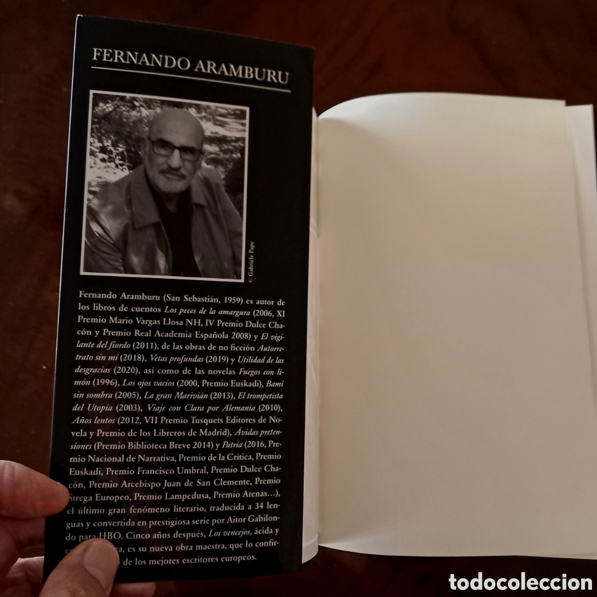 Libros: LOS VENCEJOS DE FERNANDO ARAMBURU.IMPECABLE. - Foto 4