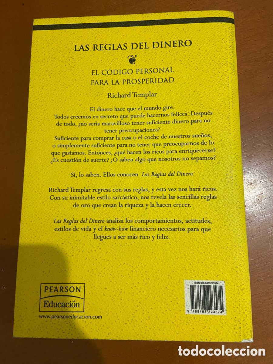 Libros: Libro Las Reglas del Dinero de Richard Templar. - Foto 6