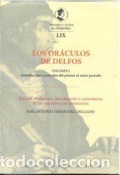 Libros: Los or&aacute;culos de Delfos - Consejo Superior de Investigaciones Cient&iacute;ficas