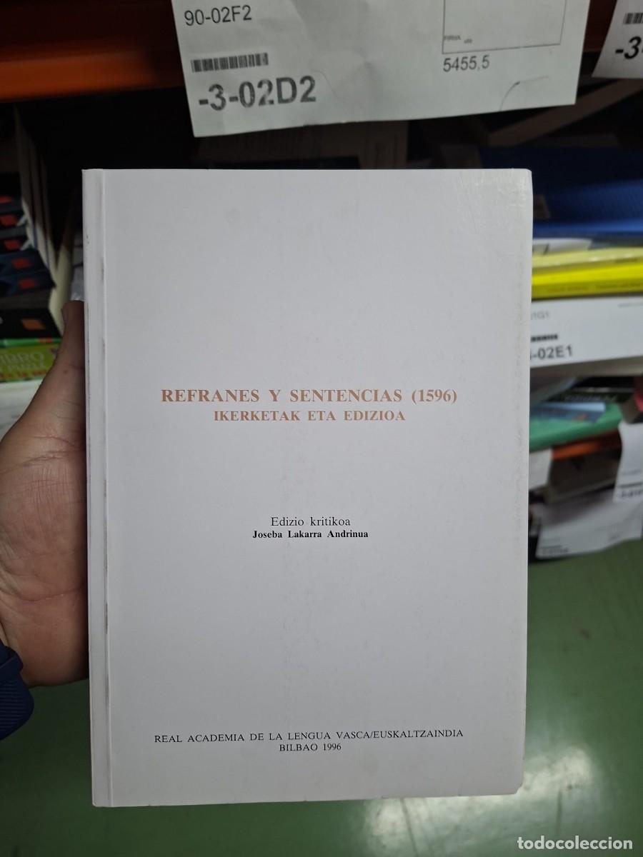 books: Refranes y sentencias (1596) - Lakarra, Joseba