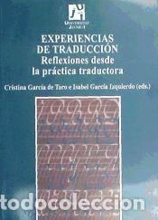 Libros: Experiencias de traducci&oacute;n - Chapa Baixauli, Carmen