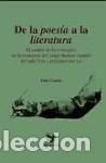 Libros: De la poes&iacute;a a la literatura. - Gunia, Inke