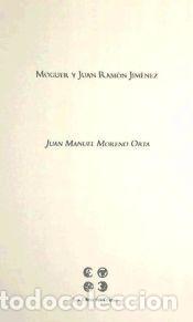 Libros: (TOMO IV)MOGUER Y JUAN RAMON JIMENEZ.(CO - MORENO ORTA, JUAN MANUEL