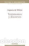 Libros: Testimonios y discursos - (Edici&oacute;n biling&uuml;e) Introducci&oacute;n, traducci&oacute;n y notas de Jos&eacute; Solana Dueso