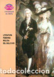 Libros: Literatura femenina inglesa del siglo XVIII - Lorenzo Modia, Mar&iacute;a Jes&uacute;s