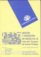 Libros: Actas del I Congreso Internacional de J&oacute;venes Fil&oacute;logos - PARRILLA GARC&Iacute;A, CARMEN