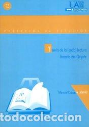 Libros: Teor&iacute;a de la (endo) lectura literaria del Quijote - Cabada G&oacute;mez, Manuel