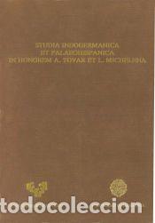 Libros: Studia indogermanica et palaeohispanica in honorem A. Tover et L. Michelena - Villar, F.