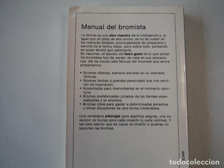 Libros: EL MANUAL DEL BROMISTA EDITORIAL DE VECCHI - Foto 2