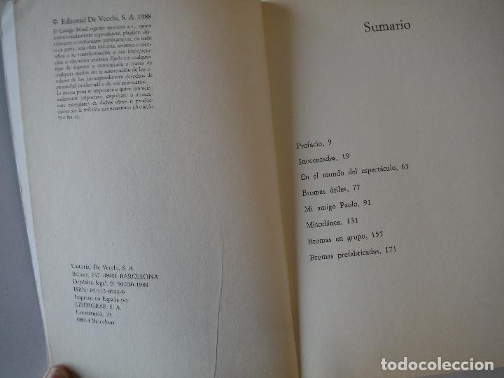 Libros: EL MANUAL DEL BROMISTA EDITORIAL DE VECCHI - Foto 3