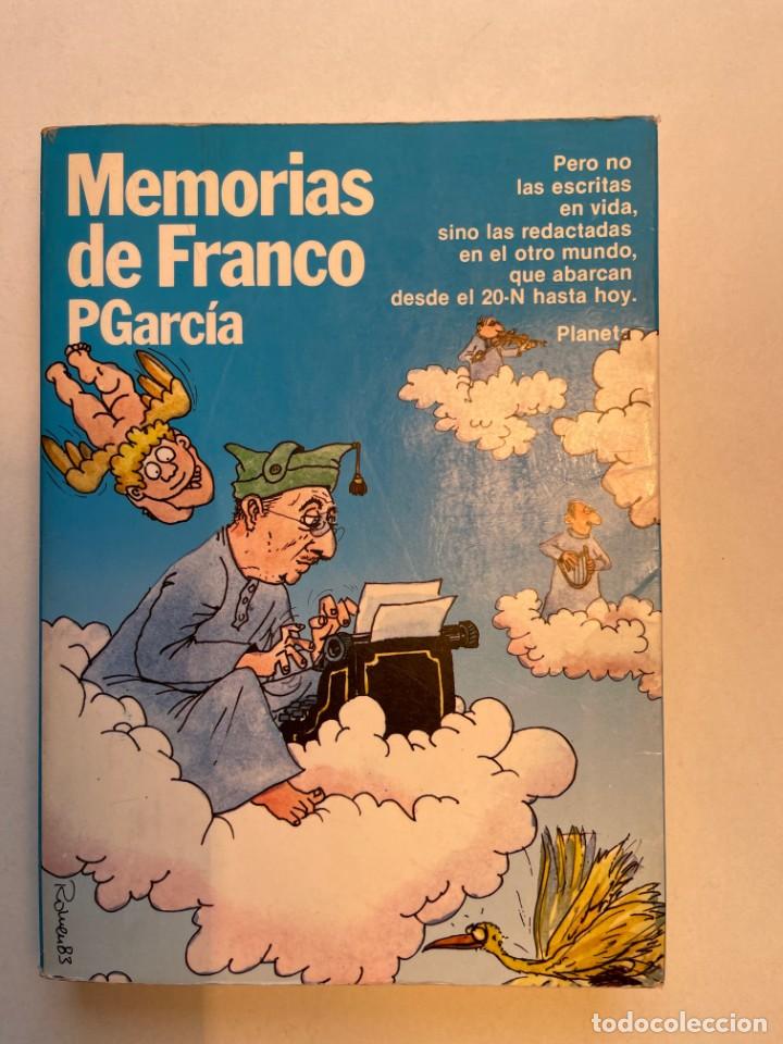 Libri: Memorias de Franco PGarc&iacute;a Editorial Planeta colecci&oacute;n F&aacute;bula 1984