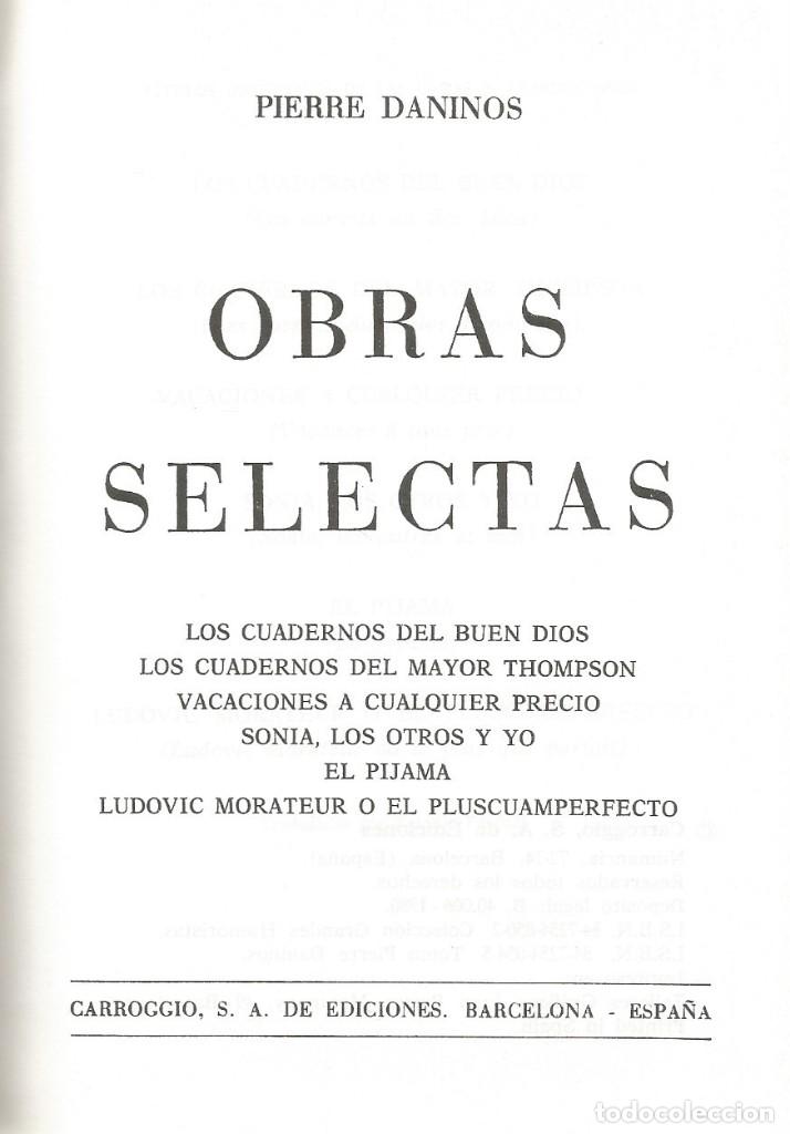 Libros: OBRAS SELECTAS - PIERRE DANINOS - Foto 2