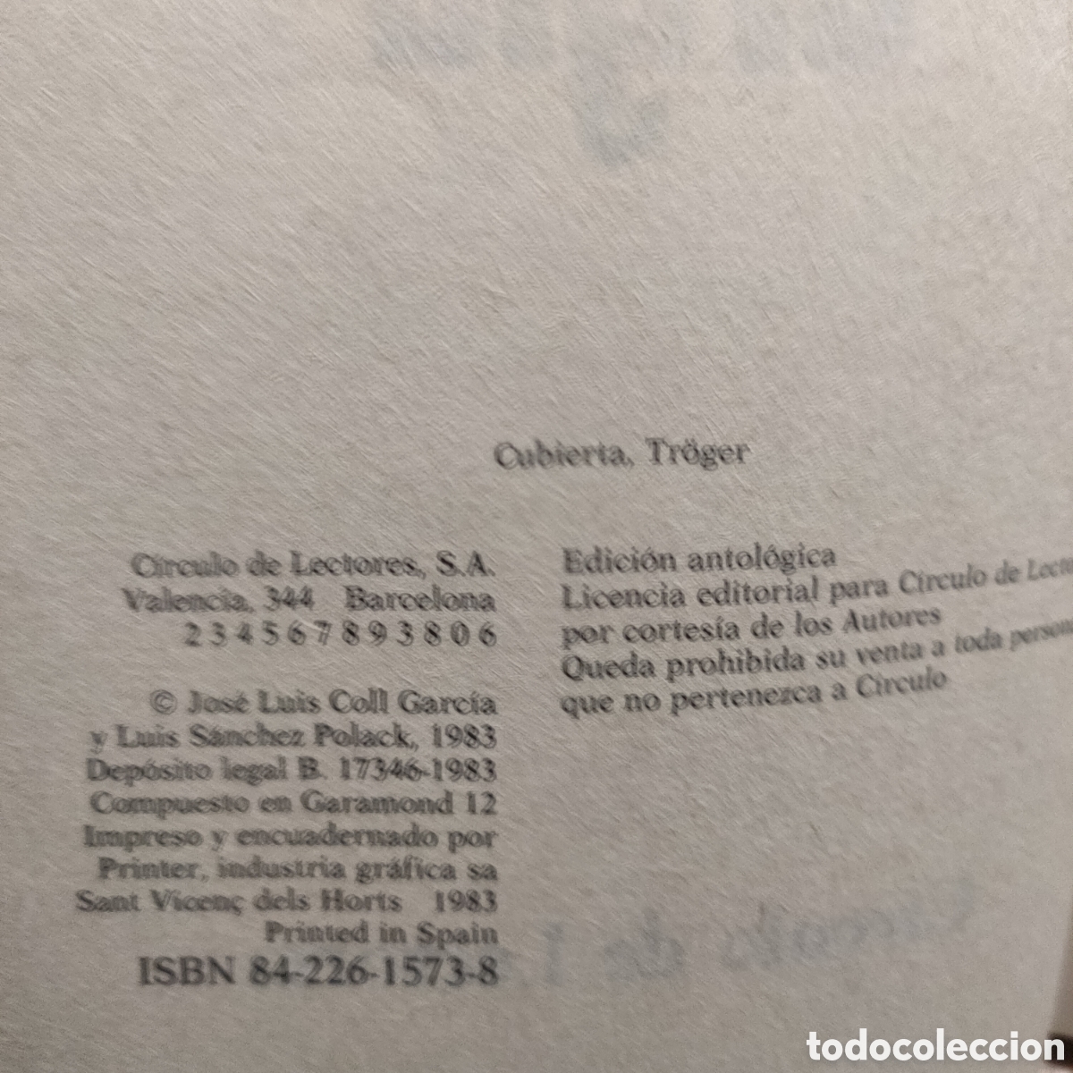 Libros: Tip y Coll. Orgia. Circulo de lectores. 1983 - Foto 3