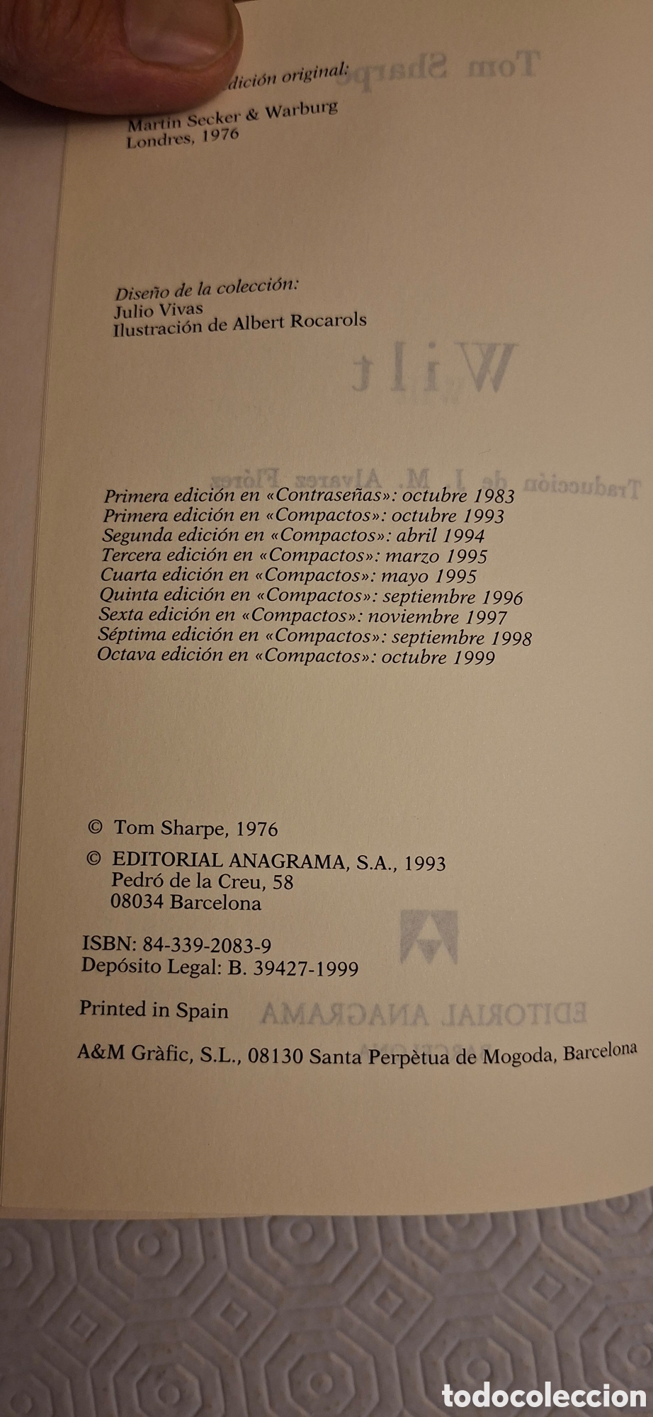 Libros: Libro Wilt de Tom Sharpe - Foto 3