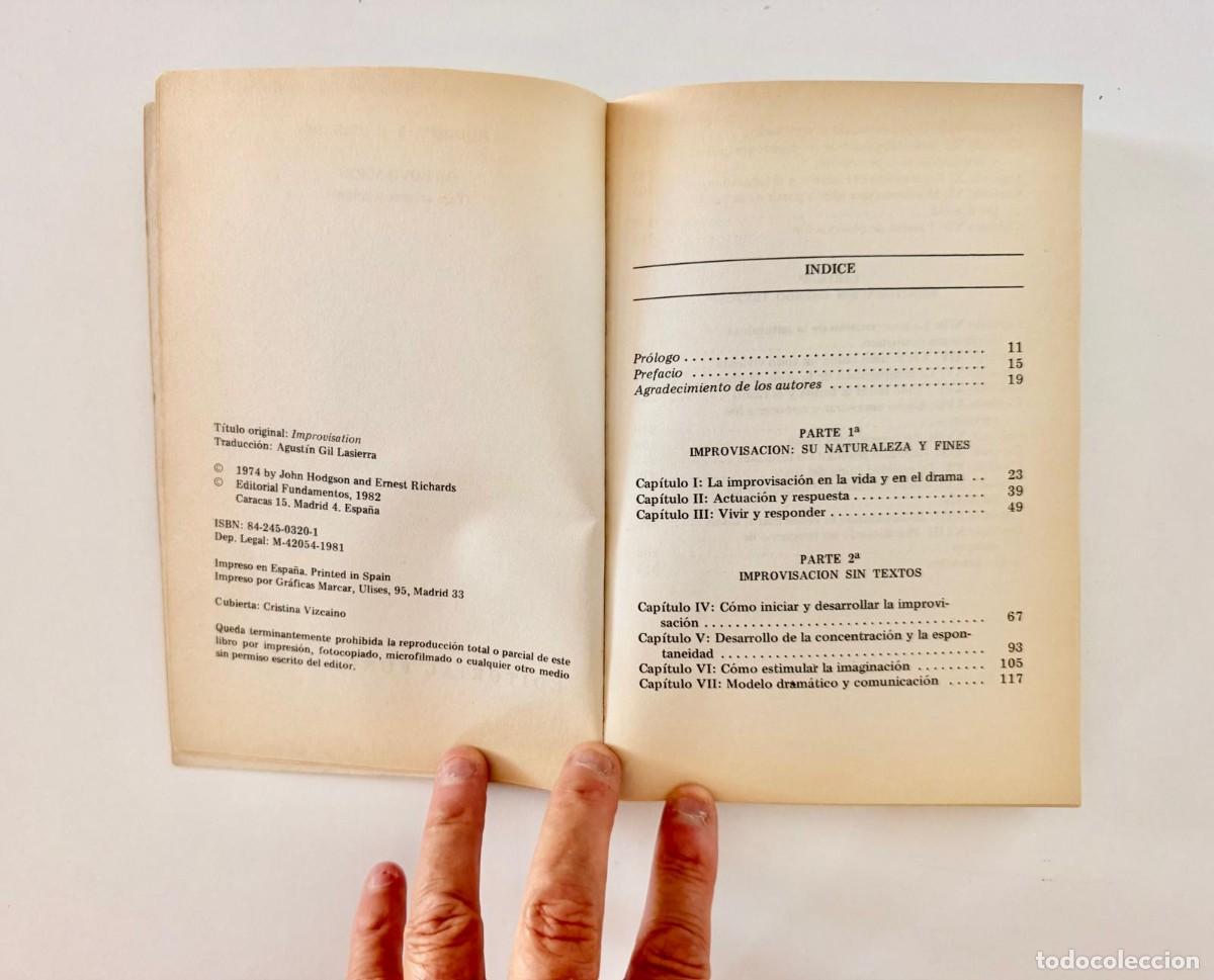 Libros: IMPROVISACION - J. HODGSON - E. RICHARDS - Foto 6