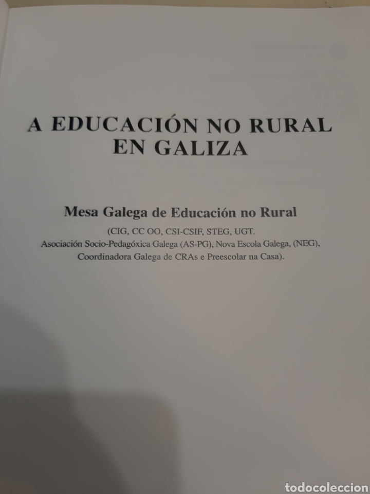 Libros: A EDUCACI&Oacute;N NO RURAL EN GALIZA EDICIONES CASTRO 2006 - Foto 6