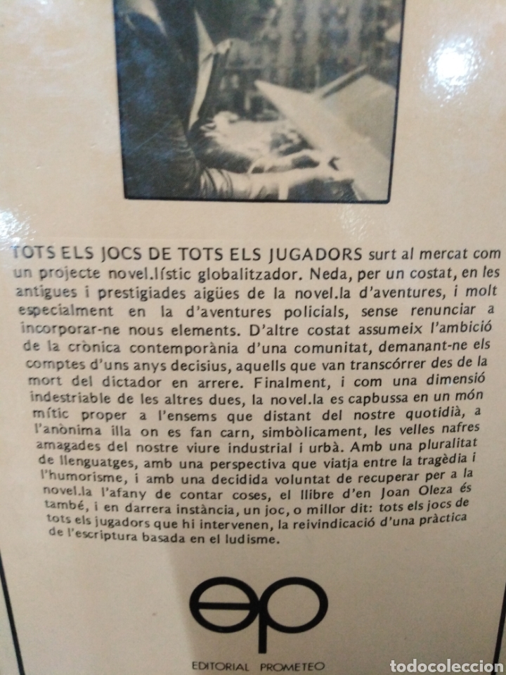 Libros: TOTS ELS JOCS DE TOTS ELS JUGADORS-JOAN OLEZA-COLECCION MALVARROSA-1981 - Foto 3 - 245545985