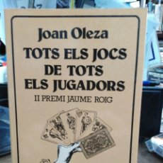 Libros: TOTS ELS JOCS DE TOTS ELS JUGADORS-JOAN OLEZA-COLECCION MALVARROSA-1981. Lote 245545985