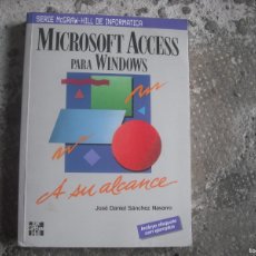 Libros: MICROSOFT ACCESS PARA WINDOWS