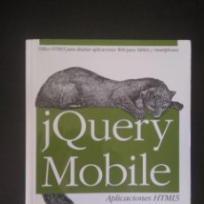 Libros: JQUERY MOBILE. Lote 228954000