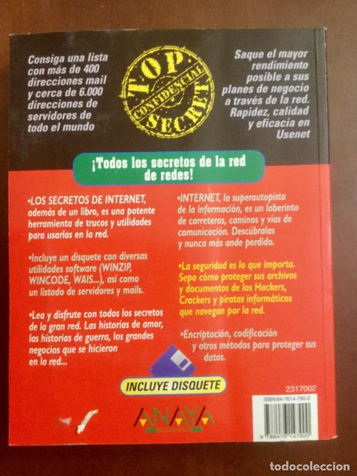 Libros: Los secretos de internet. Con disquete. Anaya. - Foto 2