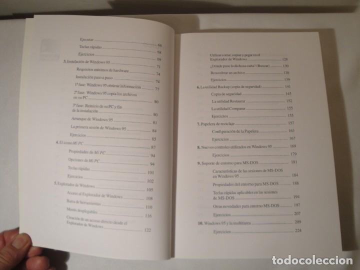 Libros: WINDOWS 95. Manual Básico. Autor: Jaime Rodríguez. Año 1996. Nuevo. - Foto 4 - 232691190