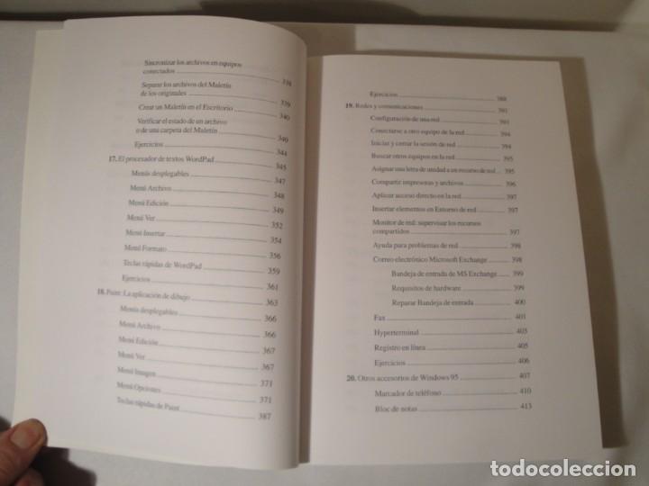 Libros: WINDOWS 95. Manual Básico. Autor: Jaime Rodríguez. Año 1996. Nuevo. - Foto 6 - 232691190