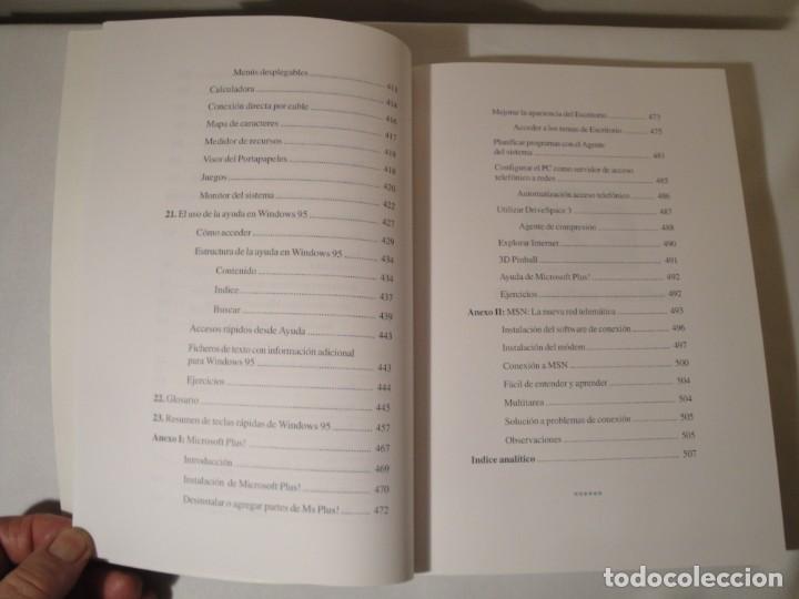 Libros: WINDOWS 95. Manual Básico. Autor: Jaime Rodríguez. Año 1996. Nuevo. - Foto 7 - 232691190