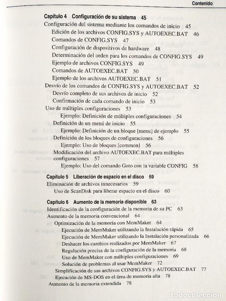 Libros: 1994 - MANUAL MS-DOS OFICIAL - CON N&Uacute;MERO DE LICENCIA ORIGINAL - Foto 4