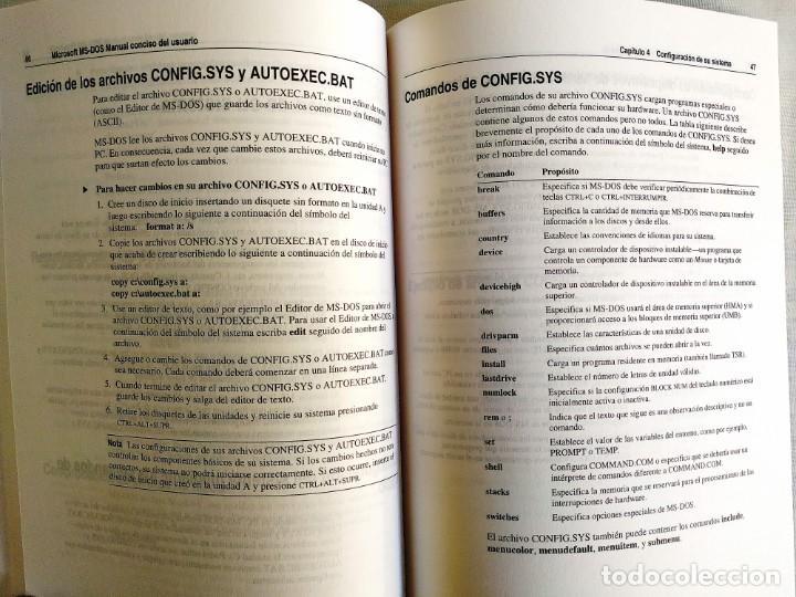 Libros: 1994 - MANUAL MS-DOS OFICIAL - CON N&Uacute;MERO DE LICENCIA ORIGINAL - Foto 7