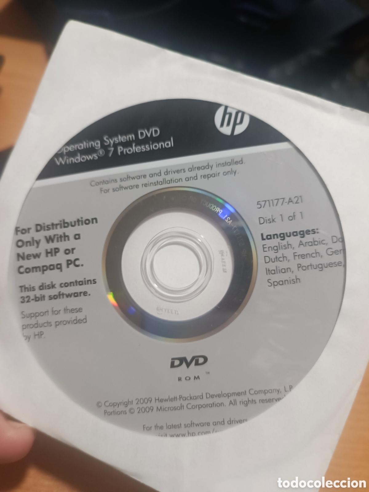 Libros: DVD RECOVERY WINDOWS 7 PROFESIONAL X86 32 BITS PRECINTADO - Foto 6