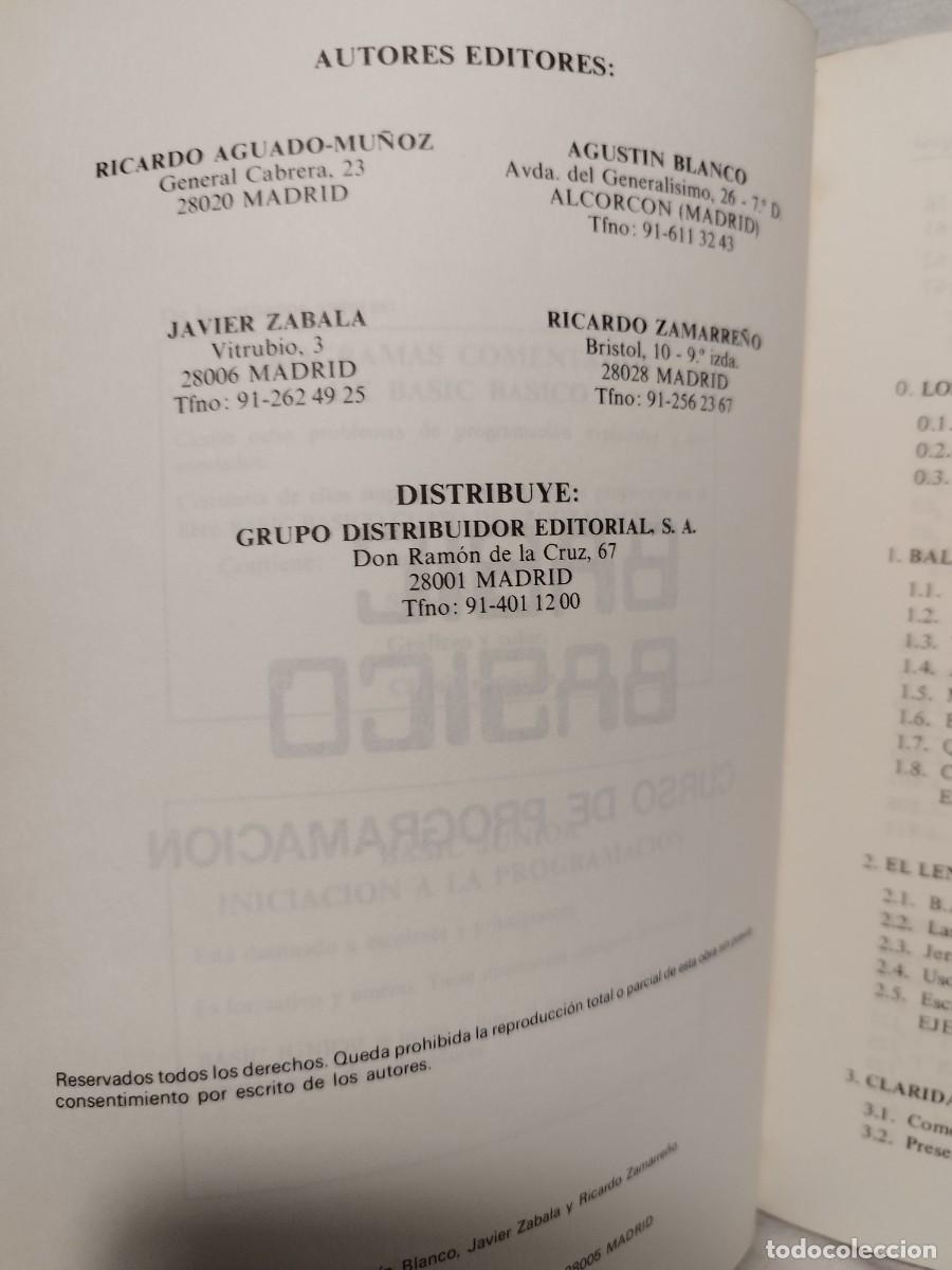 Libros: Basic B&aacute;sico Curso de Programaci&oacute;n D&eacute;cima edici&oacute;n - Foto 3
